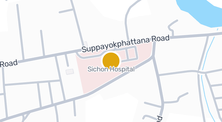 แผนที่แสดงโรงพยาบาลสิชล