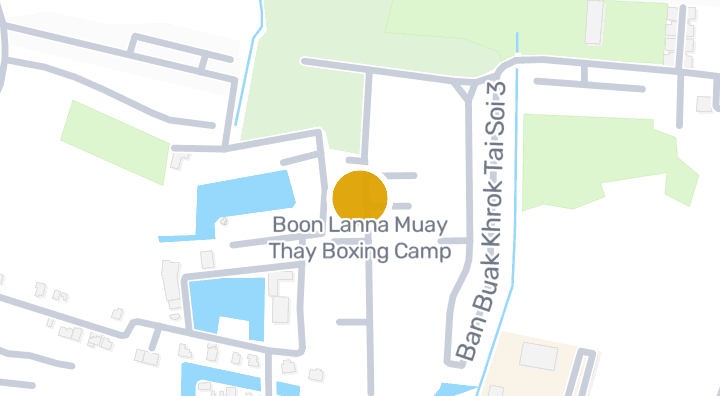 Map showing Boon Lanna Muay Thay Boxing Camp