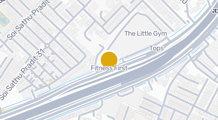 显示Fitness First的地图