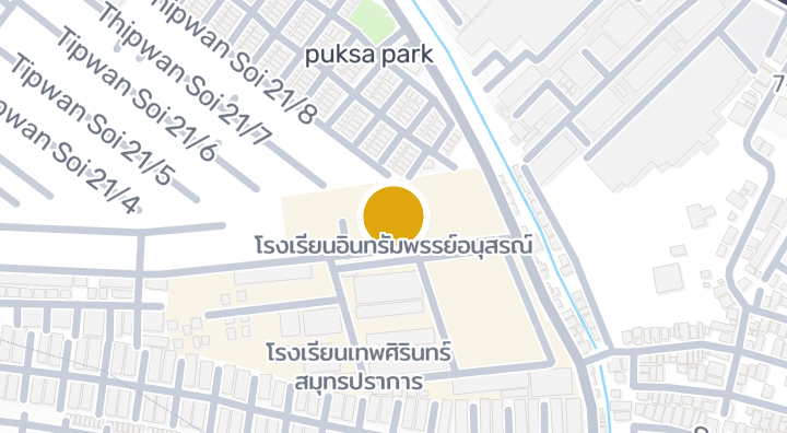 Map showing โรงเรียนอินทรัมพรรย์อนุสรณ์