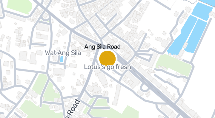 显示Lotus's go fresh的地图