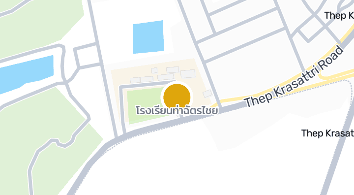 แผนที่แสดงโรงเรียนท่าฉัตรไชย