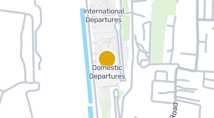 Domestic Departuresを示す地図