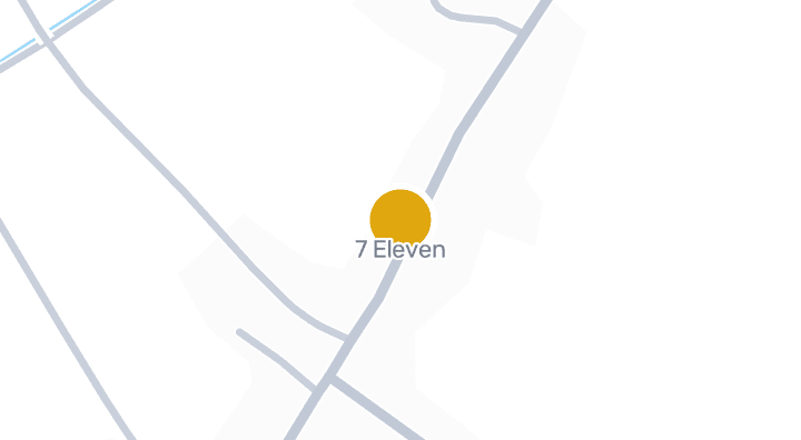 显示7 Eleven的地图
