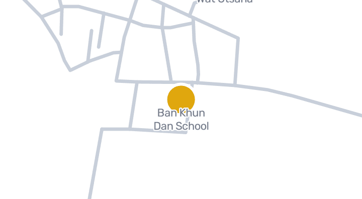 แผนที่แสดงโรงเรียนบ้านขุนด่าน