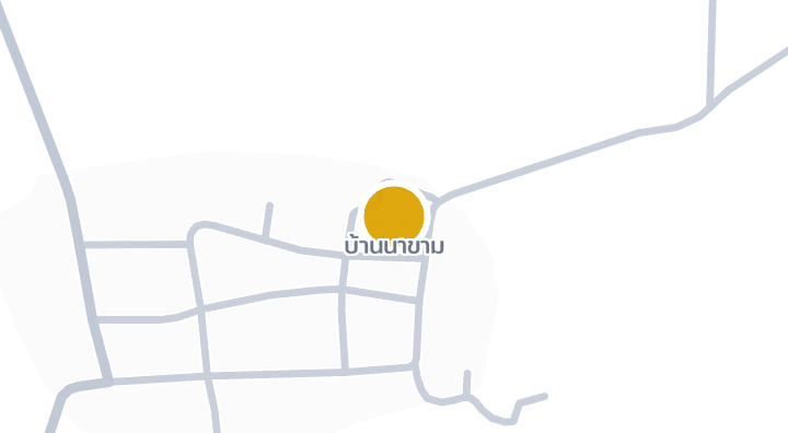 Map showing บ้านนาขาม