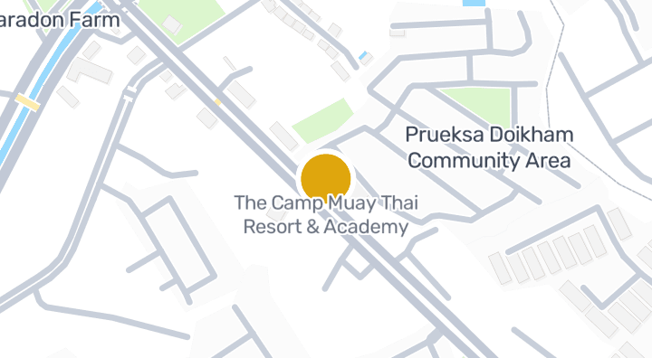 显示The Camp Muay Thai Resort & Academy的地图
