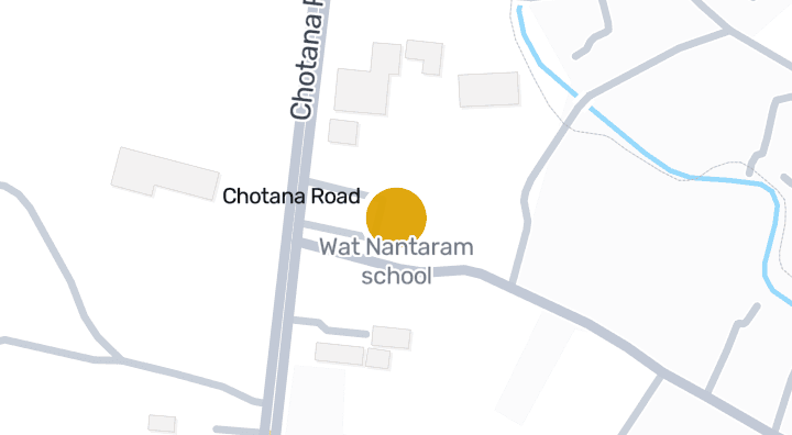 แผนที่แสดงโรงเรียนวัดนันทาราม