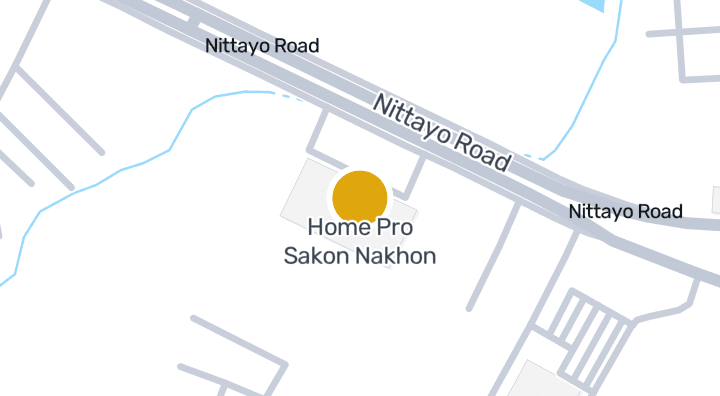 显示Home Pro Sakon Nakhon的地图