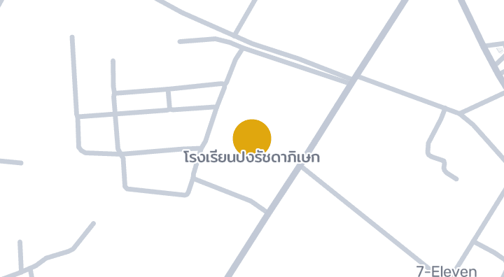 แผนที่แสดงโรงเรียนปงรัชดาภิเษก