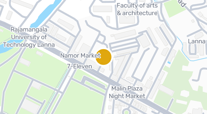 Map showing Chiang Mai Complex