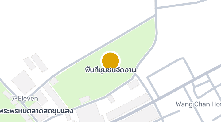 显示พื้นที่ชุมชนจัดงาน的地图