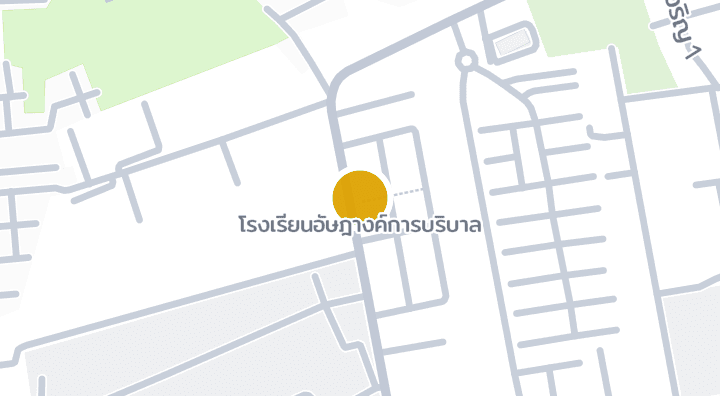 แผนที่แสดงโรงเรียนอัษฎางค์การบริบาล