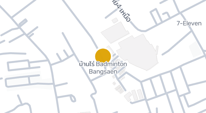 显示บ้านไร่ Badminton Bangsaen的地图