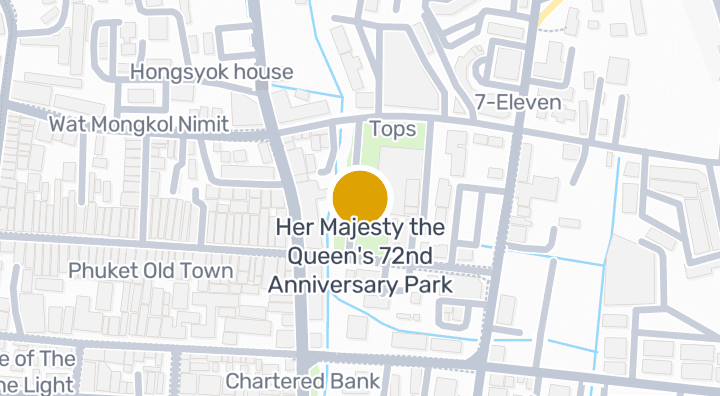 แผนที่แสดงสวนเฉลิมพระเกียรติ 72 พรรษา มหาราชินี