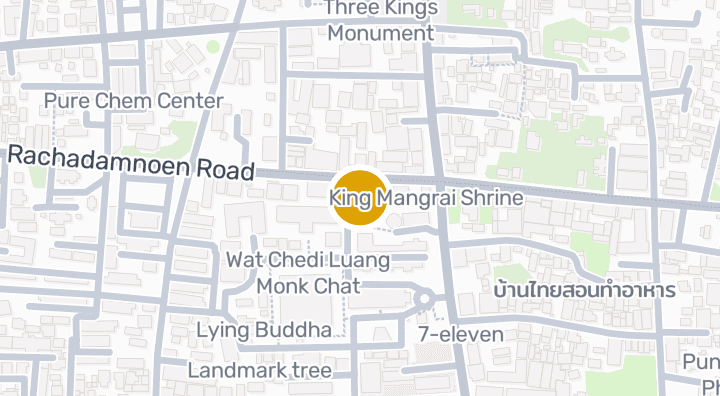 Map showing Samakkhi Witthayathan School