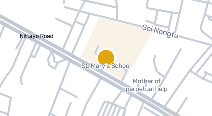 แผนที่แสดงโรงเรียนเซนต์แมรี่