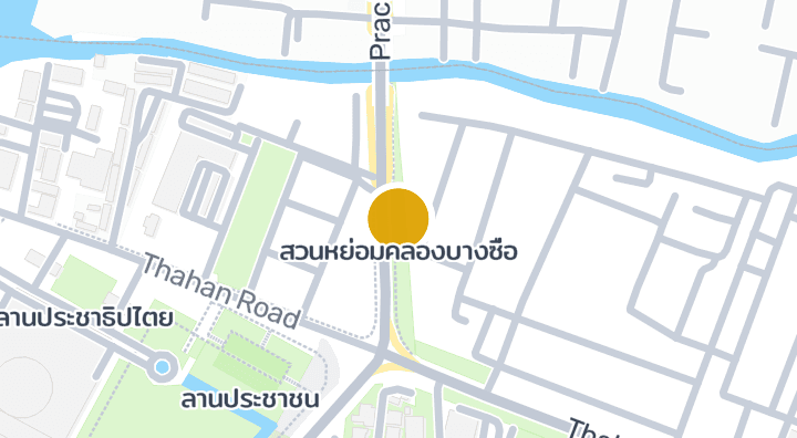 Carte montrant สวนหย่อมคลองบางซื่อ