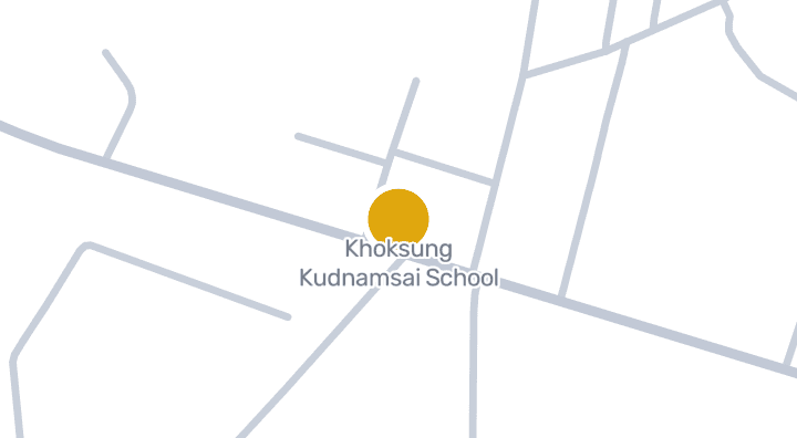 แผนที่แสดงโรงเรียนโคกสูงกุดน้ำใส