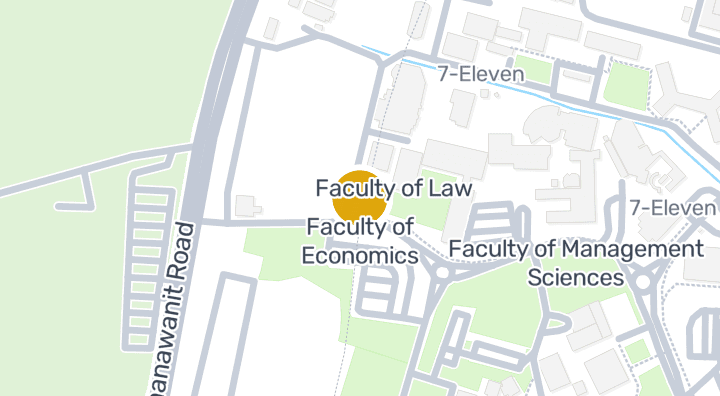 แผนที่แสดงคณะเศรษฐศาสตร์