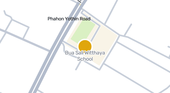แผนที่แสดงโรงเรียนบัวสลีวิทยา