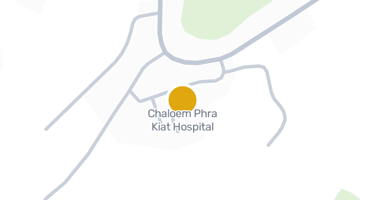 显示Chaloem Phra Kiat Hospital的地图