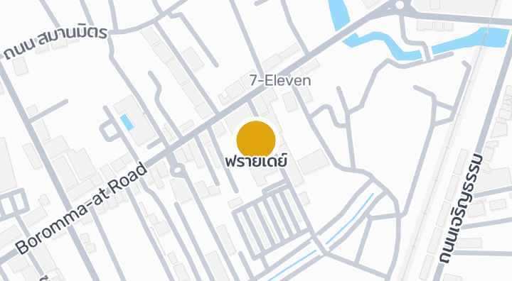 Map showing ฟรายเดย์