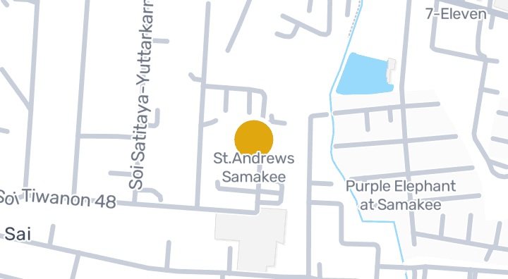显示St.Andrews Samakee的地图