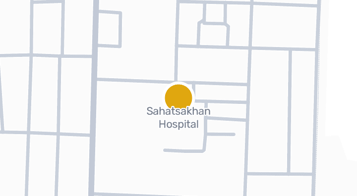 แผนที่แสดงโรงพยาบาลสหัสขันธ์