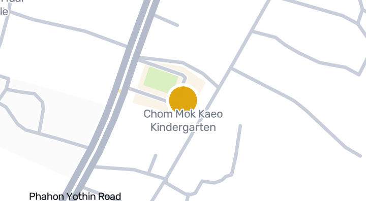 แผนที่แสดงโรงเรียนอนุบาลจอมหมอกแก้ว