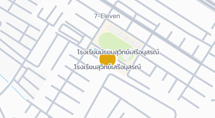 Map showing โรงเรียนสุวิทย์เสรีอนุสรณ์
