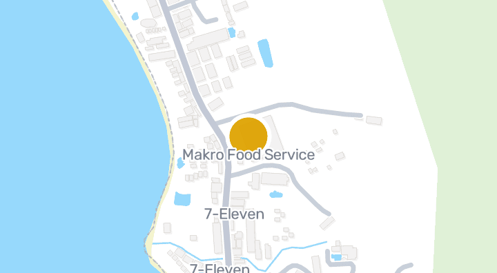 แผนที่แสดงMakro Food Service