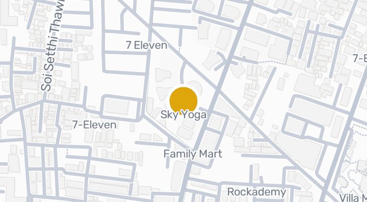 Map showing Sky Yoga