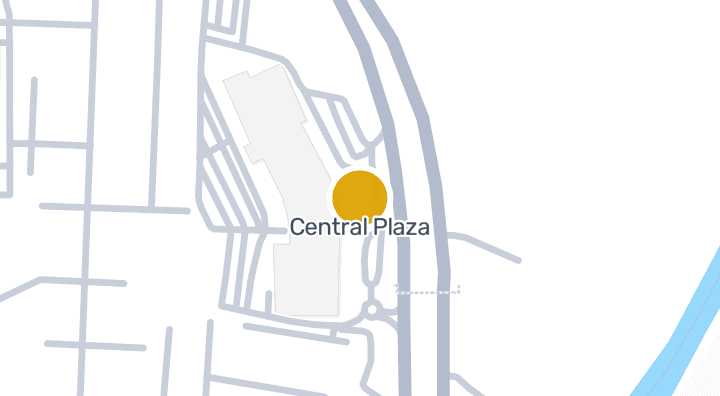 แผนที่แสดงCentral Plaza