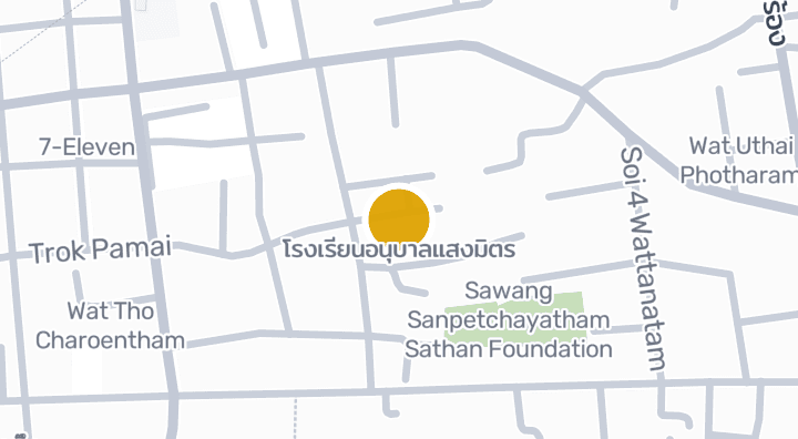 显示โรงเรียนอนุบาลแสงมิตร的地图