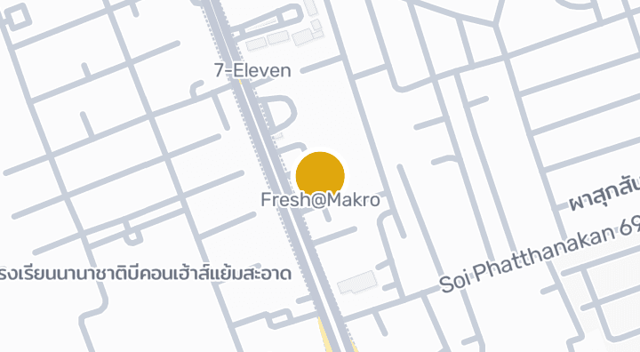 Map showing Fresh@Makro