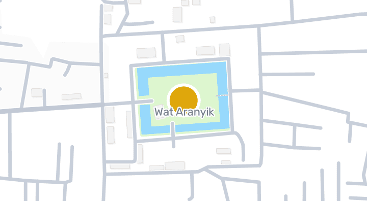 显示Wat Aranyik的地图