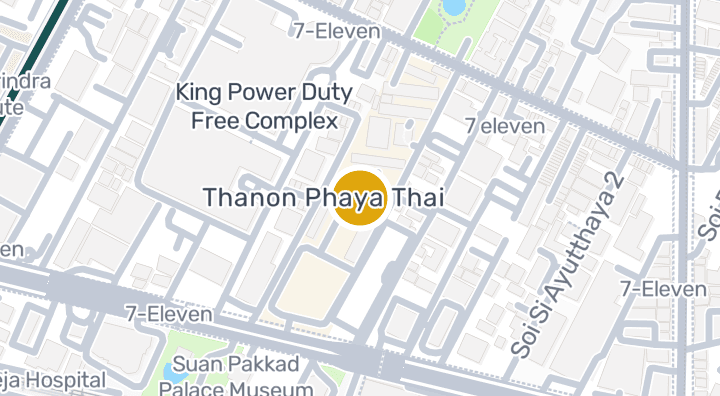 Map showing Sri Ayudhya School
