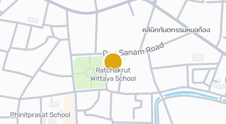 แผนที่แสดงโรงเรียนราชคฤห์วิทยา