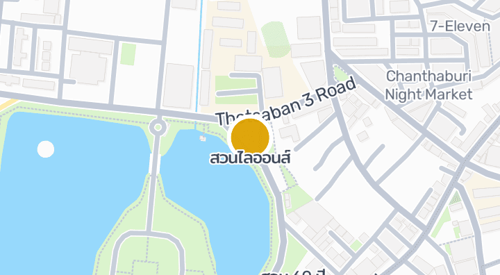 Map showing สวนไลออนส์