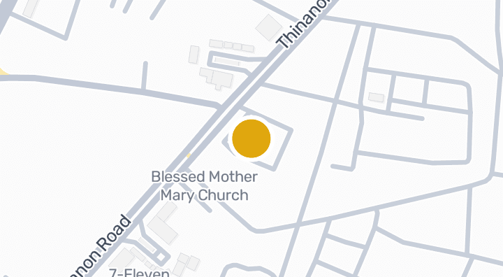 แผนที่แสดงSaint Joseph Kalasin school