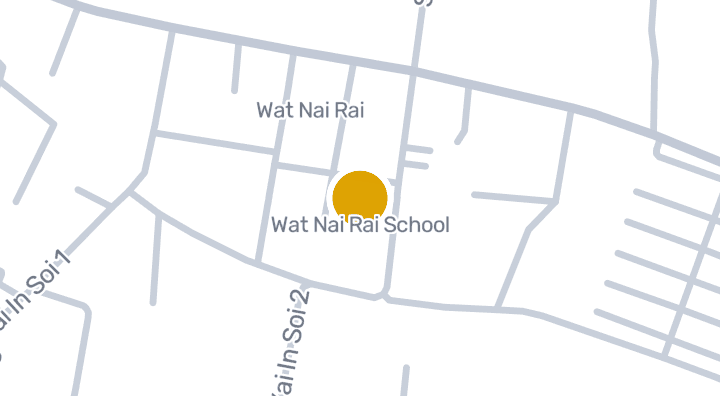 แผนที่แสดงโรงเรียนวัดในไร่