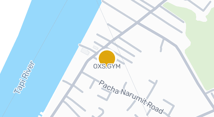แผนที่แสดงOXS.GYM