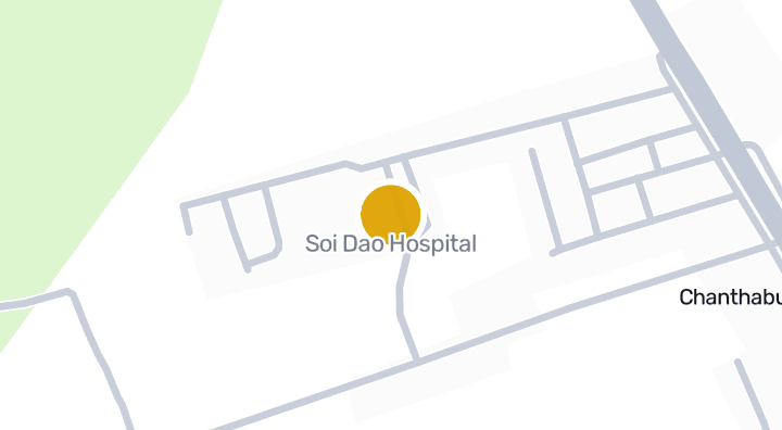 显示Soi Dao Hospital的地图