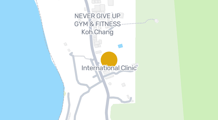 แผนที่แสดงInternational Clinic