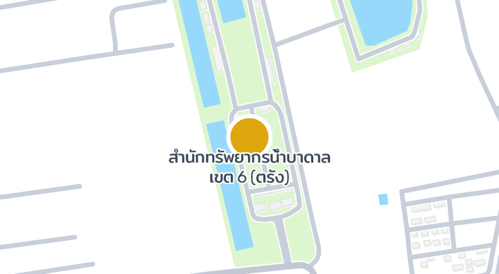 แผนที่แสดงสำนักทรัพยากรน้ำบาดาล เขต 6 (ตรัง)