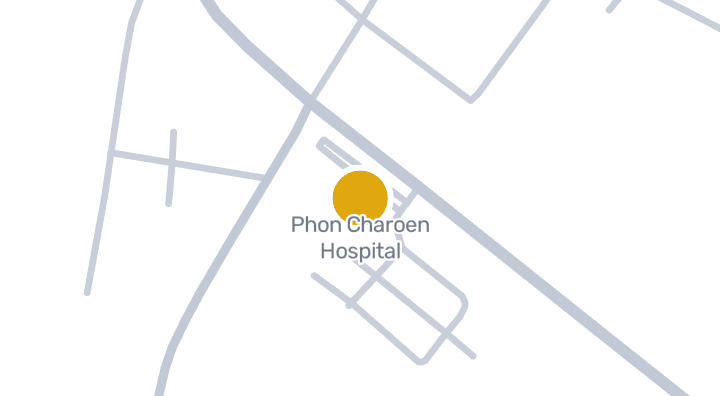 แผนที่แสดงPhon Charoen Hospital