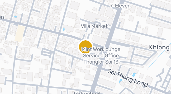 Map showing SEENSPACE Thong Lor 13