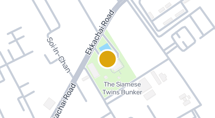 显示The Siamese Twins Bunker Park的地图