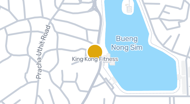 แผนที่แสดงKing Kong Fitness
